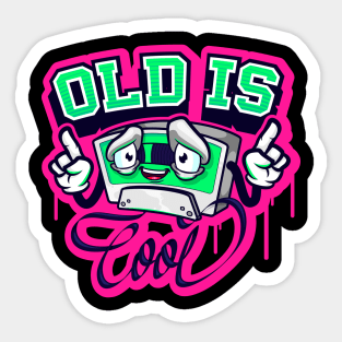 OLD IS COOL Sticker